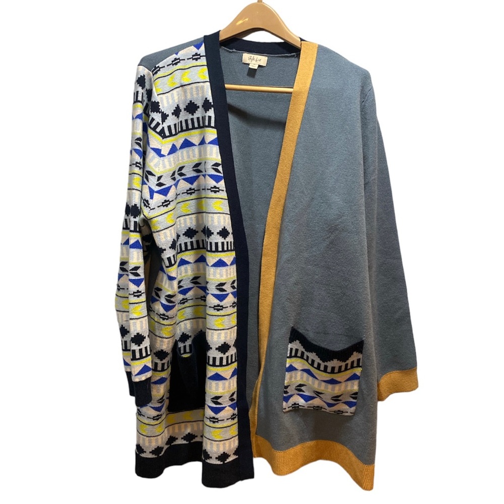 Style and Co‎ womens 3X open cardigan